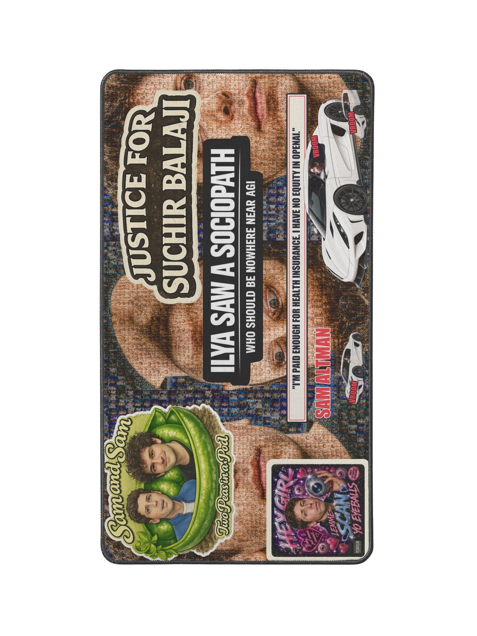 Sama Collage desk mat / mousepad